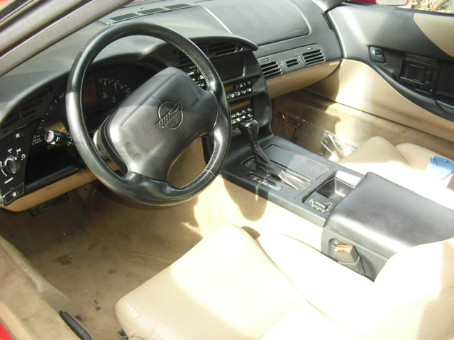 1996 Red Corvette